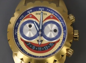 INVICTA Specialty Herren 50mm Edelstahl Gold Blau + Champagner Zifferblatt Z50 - Bild 1 von 5