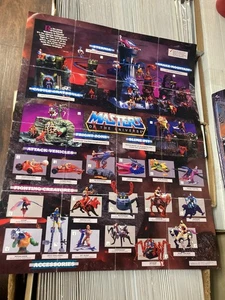 B3 Masters of the Universe Eternity Checklist poster mattel He-man SCARCE 1987 - Foto 1 di 4