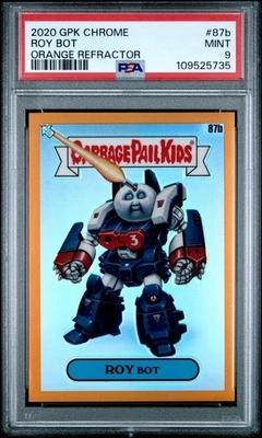 Garbage Pail Kids Topps 2020 Chrome Series 3 Roy Bot 87b Orange Refractor PSA 9 - Image 1 of 4