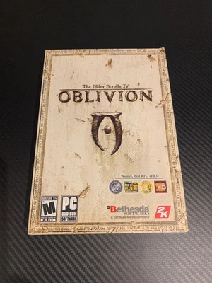 The Elder Scrolls IV Oblivion (PC, 2006) Box Manual Map Disc - Image 1 of 4