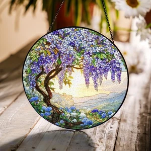 Rama de árbol de glicinia atrapasol decoración del hogar, regalo para amantes del jardín - Imagen 1 de 7