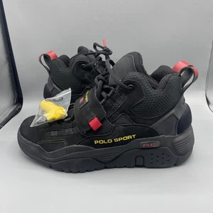 with box Ralph Lauren Polo Sport PS100 Black/Red/Yellow / PS100-SK-HTL / Mens Si - Picture 1 of 10