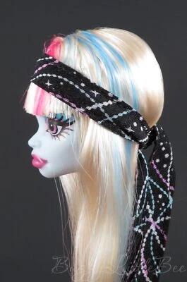 Monster High Doll Abbey Bominable Music Festival Hippy-style Head Scarf Foto 1 de 3