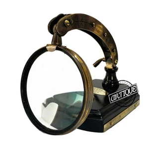 Lupa Steampunk para Hogar/Oficina Lente Móvil Óptica Lectura Mapa/Libros - Imagen 1 de 7