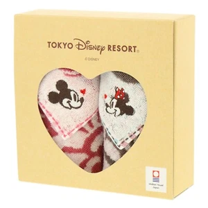 Disney Imabari Mini Towel Set Mickey Minnie Japan 2023 Cotton New Gift TDR - Picture 1 of 6