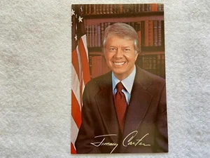Jimmy Carter, 39th President of the USA Vintage Postcard - Picture 1 of 2