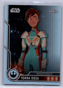 2023 Topps cromo Star Wars REFRACTOR TORRA DOZA #41 - Imagen 1 de 2