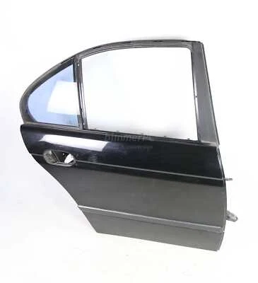 BMW E39 5-Series Sedan Right Rear Passengers Door Black 528i 530i 1996-2003 OEM Foto 1 de 4