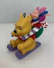 Winnie The Pooh And Piglet Christmas Ornament Disney Noma Tree Sleigh Sled Box