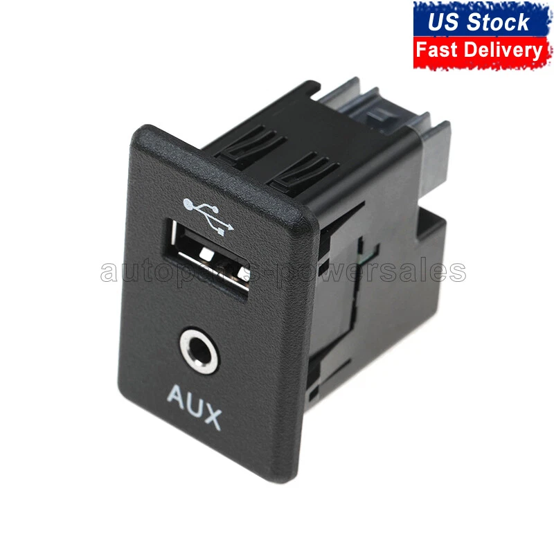 Puerto USB conector auxiliar de audio para Nissan Altima 370Z Rogue Frontier 28023-4BA0 Foto 1 de 4
