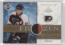 2006-07 Upper Deck Artifacts Frozen Gold /10 Simon Gagne #FA-SG Patch