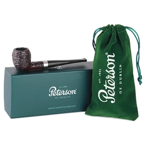 Peterson Pipes Junior Pera Recta Rústica, PEQUEÑA Pipa de Tabaco Hecha a Mano - Imagen 1 de 9