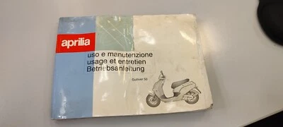 Aprilia Gulliver 50 Libretto Istruzioni E Manutenzione  - Immagine 1 di 4