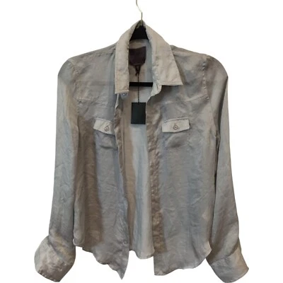 The Shirt by Joes Button Up Shirt Mens Medium Gray Regular Fit Long Sleeve NWT Foto 1 de 4