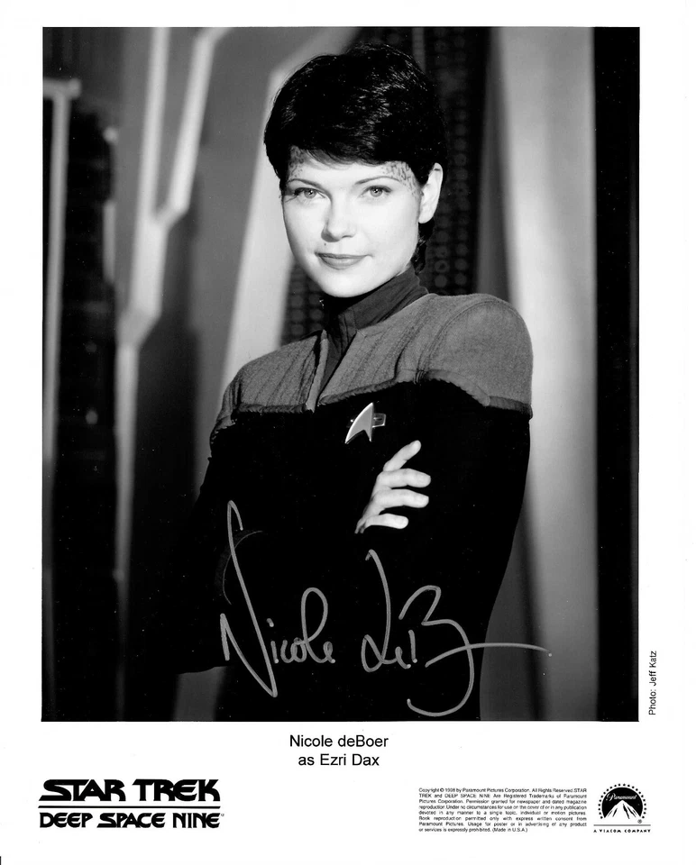 Nicole de Boer Signed Star Trek Deep Space Nine Ezri Dax 8x10 Photo #4 - Image 1 of 1