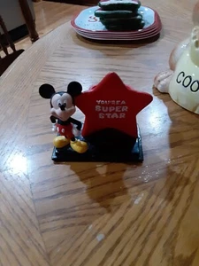 Disney Mickey Mouse You're  A Super Star Desktop Pencil Holder Office  - Picture 1 of 4