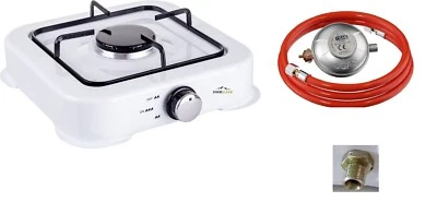 Gaskocher 1 flammig 1 KW Campingkocher 50mbar Kochfeld Gas Kocher Herd Outdoor - Bild 1 von 4