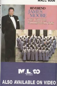 JAMES MOORE CASSETTE TAPE: "LIVE WITH THE MISSISSIPPI MASS CHOIR" 1990 - Imagen 1 de 5