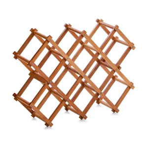 Zeller Weinregal für 10 Flaschen Bambus 54 x 14,5 x 38 cm - Bild 1 von 3