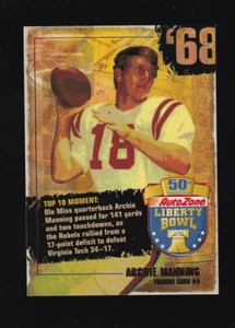 2008 Auto Zone Liberty Bowl Archie Manning #4 - Picture 1 of 2