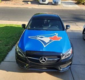 Toronto Blue Jays Auto Hood Cover | Sports | Hood Flags | MLB Flags 150x120cm - Picture 1 of 4