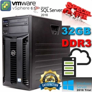Dell PowerEdge T310 X3460 2.80Ghz Quad Core 32GB DDR3 1.2TB SAS 15K H200 2x PSUs - Picture 1 of 4