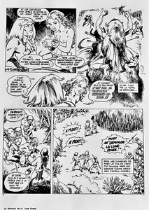 RAHAN: SUPERBE PLANCHE ORIGINALE N°3 LE VENGEUR DE LA LUNE RONDE SIGNÉE (CHÉRET) - Imagen 1 de 7