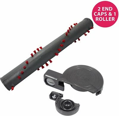 ALL PARTS ETC Dyson DC25 Vacuum Nozzle Agitator Roller Brush Brushroll Beater Bar & 2 End Caps