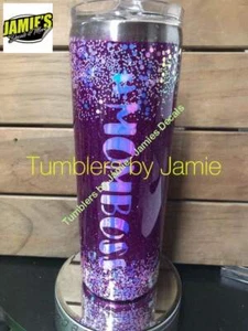 Mom Boss Glitter Tumbler - Glitter Tumbler - Bling Tumbler -Made to Order - Picture 1 of 1