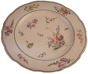 Antique 18thC Chantilly Softpaste Porcelain Sevres Design Plate Porzellan Teller - Picture 1 of 9