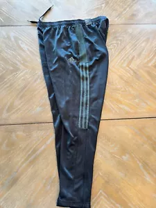NEW with tags Mens Size SMALL Black W/ GREY Adidas Tiro21 Soccer Training Pants - Picture 1 of 6