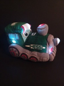 Hess Truck My Plush Choo-Choo Lights and Sounds Green Musical Train 2022 Works*