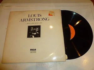 LOUIS ARMSTRONG - July 4, 1900 / July 6, 1971 - 1971 UK 34-track Vinyl LP - Picture 1 of 3