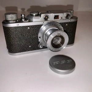 FED NKVD-USSR Rangefinder Camera Copy LEICA 35mm FED 1:3,5/50mm ~ Works - Picture 1 of 16