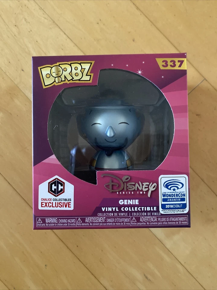 Funko Dorbz Metallic Genie Wondercon 2018 Exclusivo Aladdin Con #337 Disney - Imagem 1 de 4