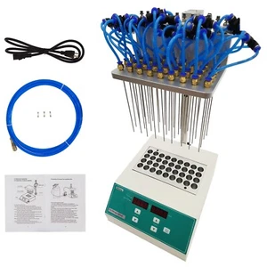 Soplador de nitrógeno concentrador de muestras de nitrógeno Termovap tipo seco 110 V 36 agujeros - Imagen 1 de 24