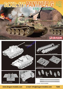 Dragon 7205 1/72 Sd.Kfz.171 Panther G Early Version Model Kit - Picture 1 of 2