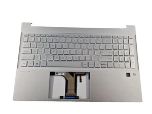 Repose-poignets HP Pavilion 15-EG avec clavier US avec rétroéclairage M76638-B31 - Photo 1/11