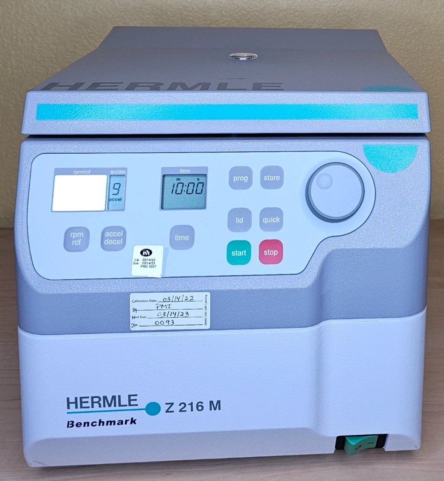 Microcentrífuga Benchmark Hermle Z216-M 44 lugares rotor Foto 1 de 4