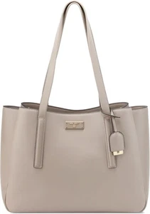 Nine West Leonel Laptop Tech Tote One Size, Pumice - Picture 1 of 3