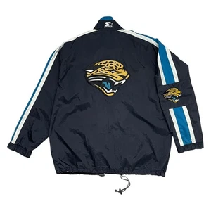 VTG 90s NFL JACKSONVILLE JAGUARS STARTER WINDBREAKER JACKET SIZE XL - Picture 1 of 9