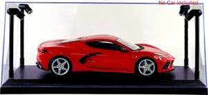 Illumibox+ Lighted Acrylic BLACK Model Car Case for 1:18, 1:24, 1:32, 1:64 (NEW) - Picture 1 of 18