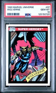 1990 MARVEL UNIVERSE WOLVERINE #37 PSA 10 GEM MINT - Picture 1 of 2