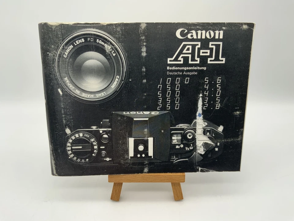 Canon A-1 Manual German Instructions for Use Magazine — 第 1/1 张图片