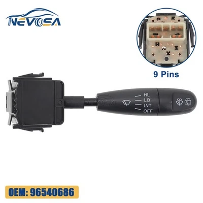 Windshield Wiper Switch for Chevrolet Aveo Aveo5 Pontiac Wave G3 96540686 - Image 1 of 4