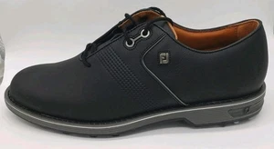 Zapatos de golf FootJoy Dryjoys Premiere Series Field sin clavos negros 53916 para hombre talla 9 - Imagen 1 de 9