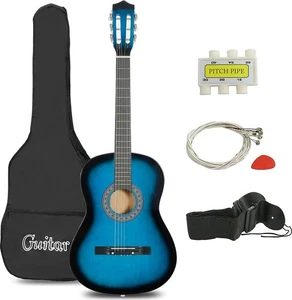 Guitarra Acustica Kit Para Adultos Niños Amplificador Caja Cosas Para Guitarras - Picture 1 of 9