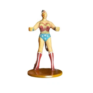 VTG Toy Wonder Woman 1988 BURGER KING FIGURE CUP HOLDER DC Comics Super Powers - Picture 1 of 2