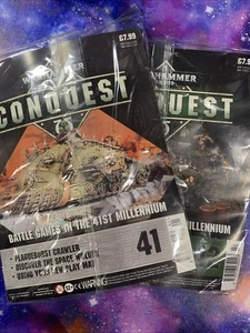 Warhammer 40K Conquest Issues 41 & 42 - Death Guard Plagueburst Crawler- New - Picture 1 of 6