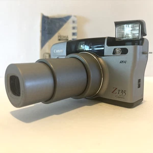 Canon Sure Shot Z135 Caption 35mm Film Camera 38-135 Zoom Lens w/ Manual - Picture 1 of 8